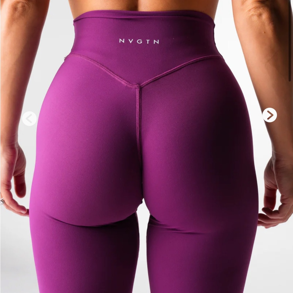 Nvgtn deep violet effortless flared leggings - Picture 4 of 5